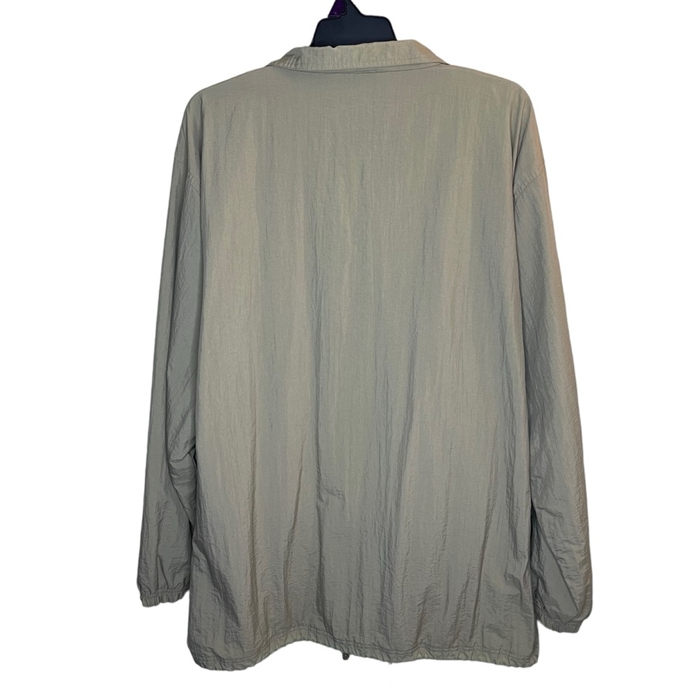 Sean John Jacket Men’s 2XL Beige Snap Buttons Hip Hop Streetwear Varsity - Picture 2 of 7
